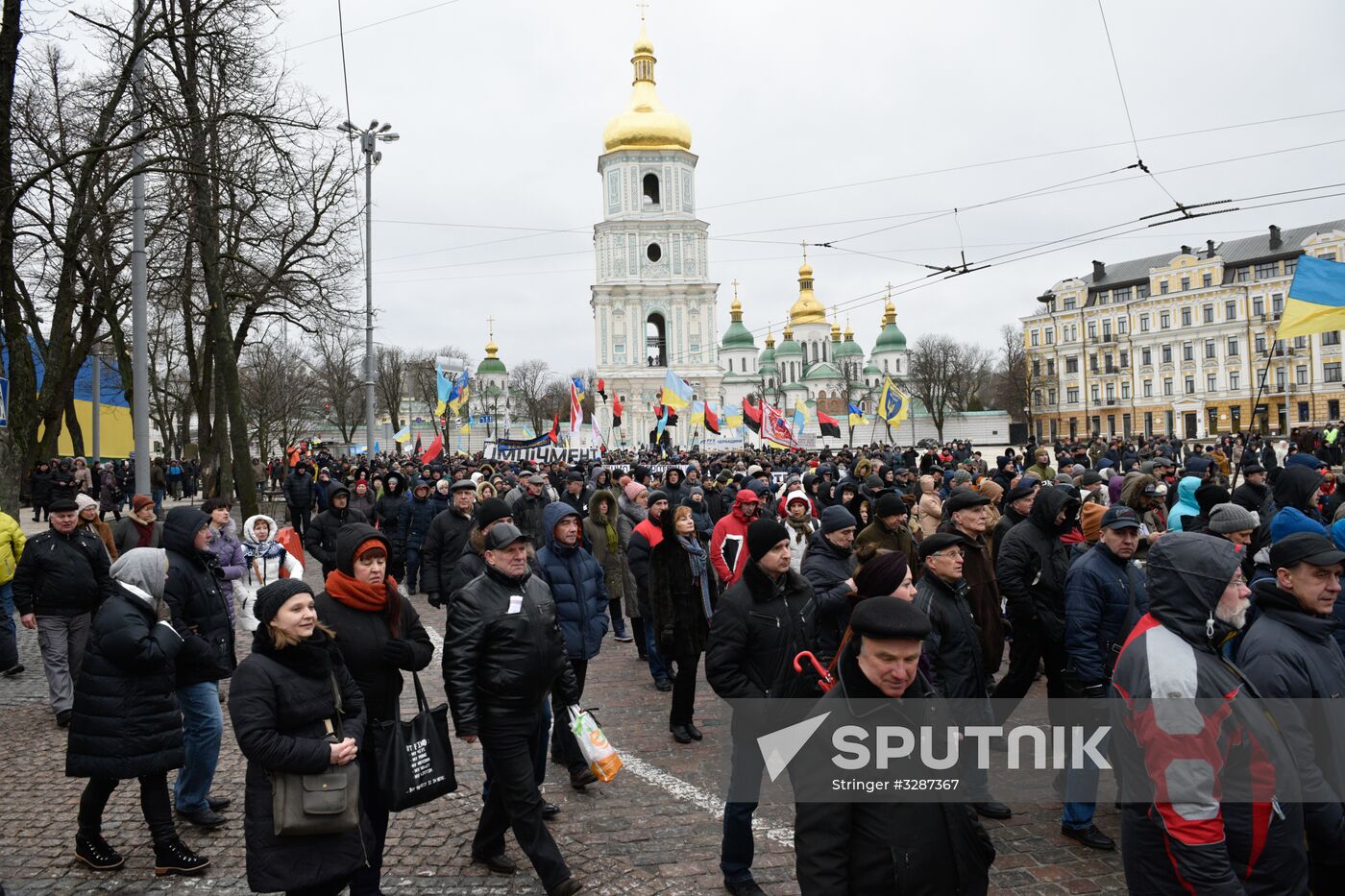 Mikheil Saakashvili supporters stage rally in Kiev