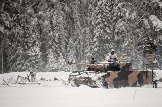 Historical reenactment of Balaton Defensive Operation of March of 1945