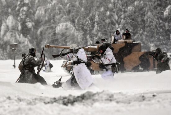 Historical reenactment of Balaton Defensive Operation of March of 1945