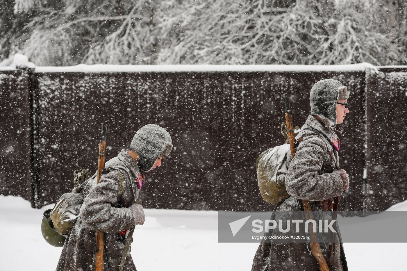 Historical reenactment of Balaton Defensive Operation of March of 1945