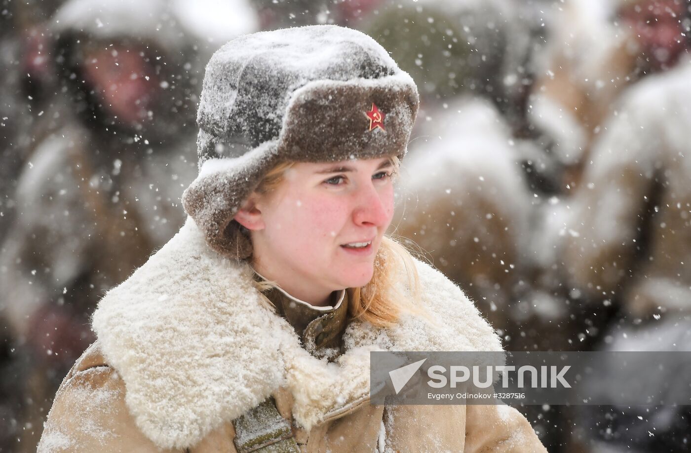 Historical reenactment of Balaton Defensive Operation of March of 1945