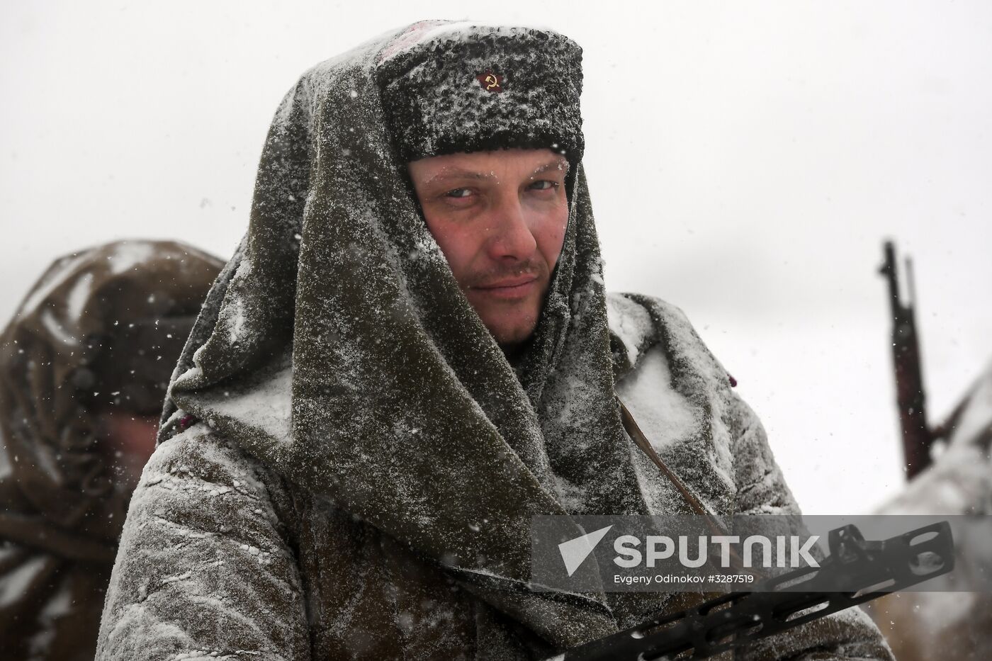 Historical reenactment of Balaton Defensive Operation of March of 1945