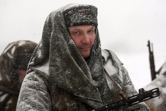 Historical reenactment of Balaton Defensive Operation of March of 1945