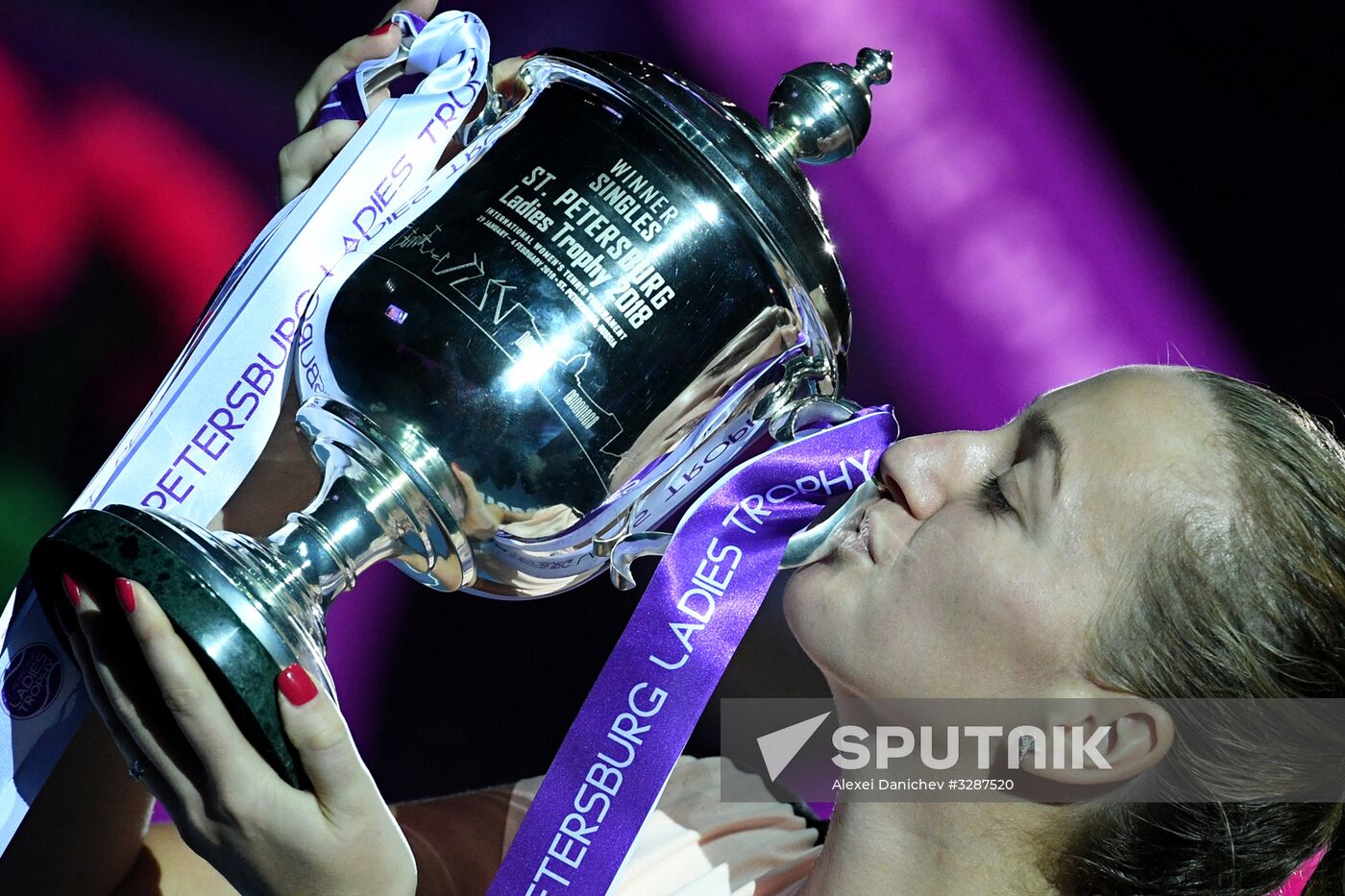 Tennis. 2018 St. Petersburg Ladies' Trophy. Day nine