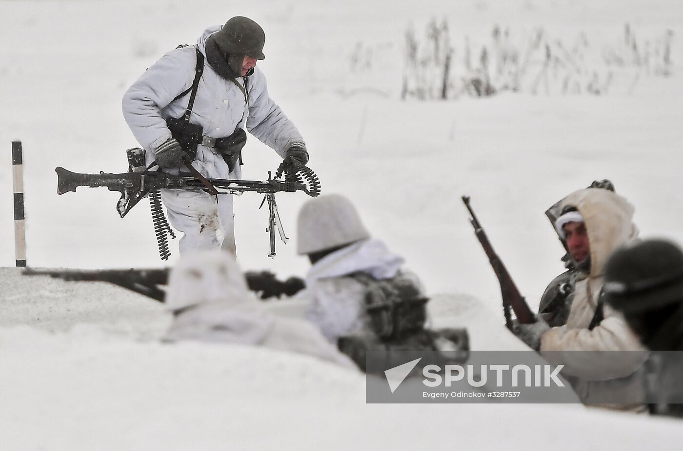 Historical reenactment of Balaton Defensive Operation of March of 1945