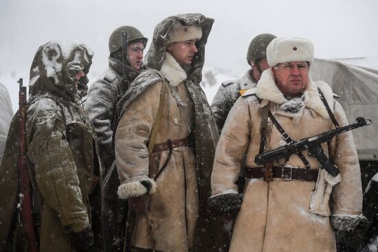 Historical reenactment of Balaton Defensive Operation of March of 1945