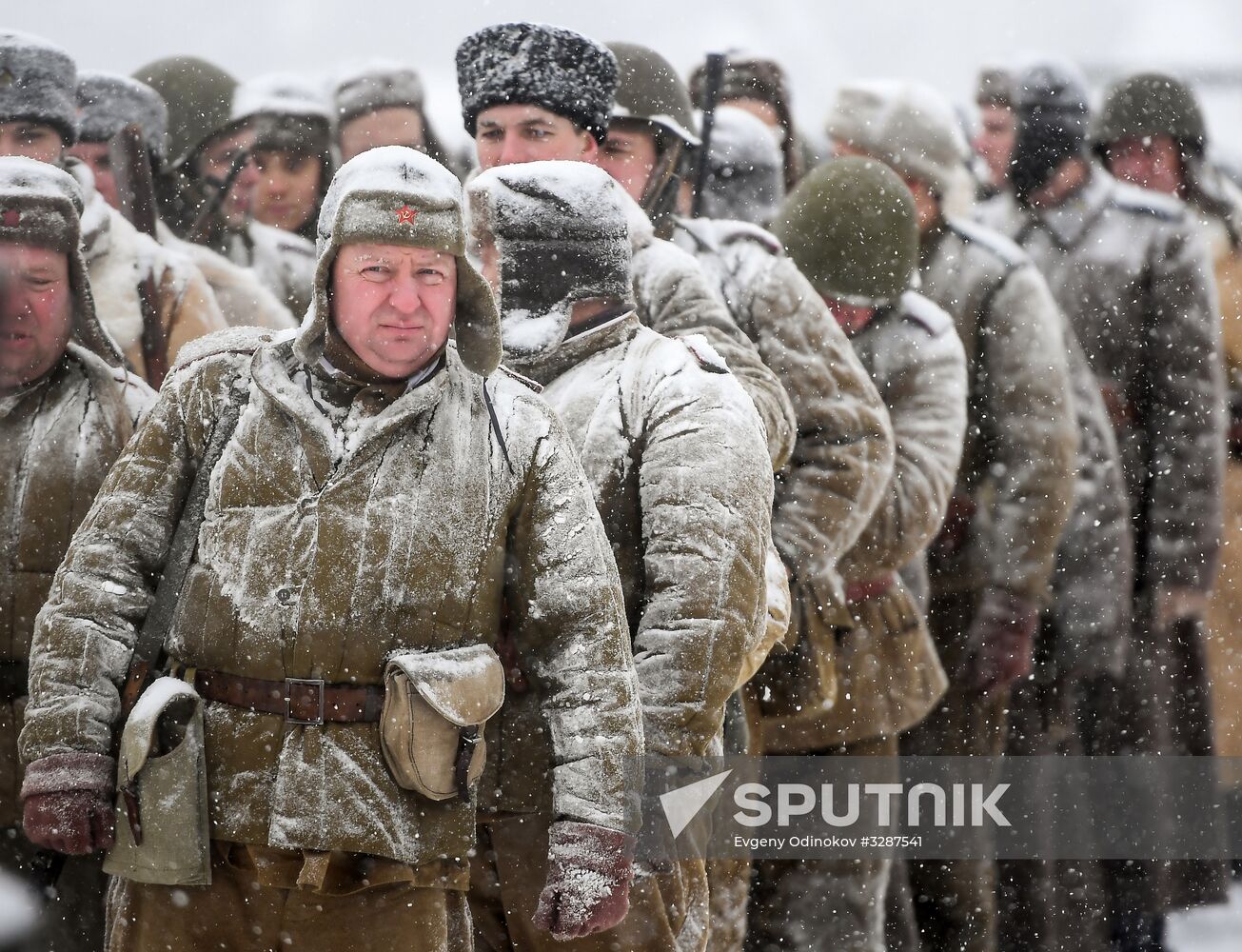 Historical reenactment of Balaton Defensive Operation of March of 1945