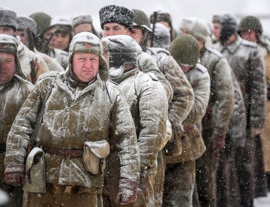 Historical reenactment of Balaton Defensive Operation of March of 1945