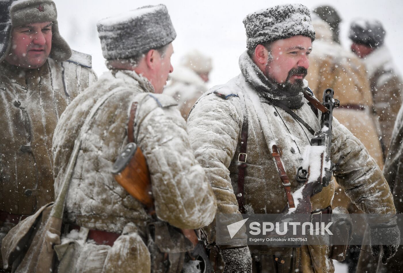 Historical reenactment of Balaton Defensive Operation of March of 1945