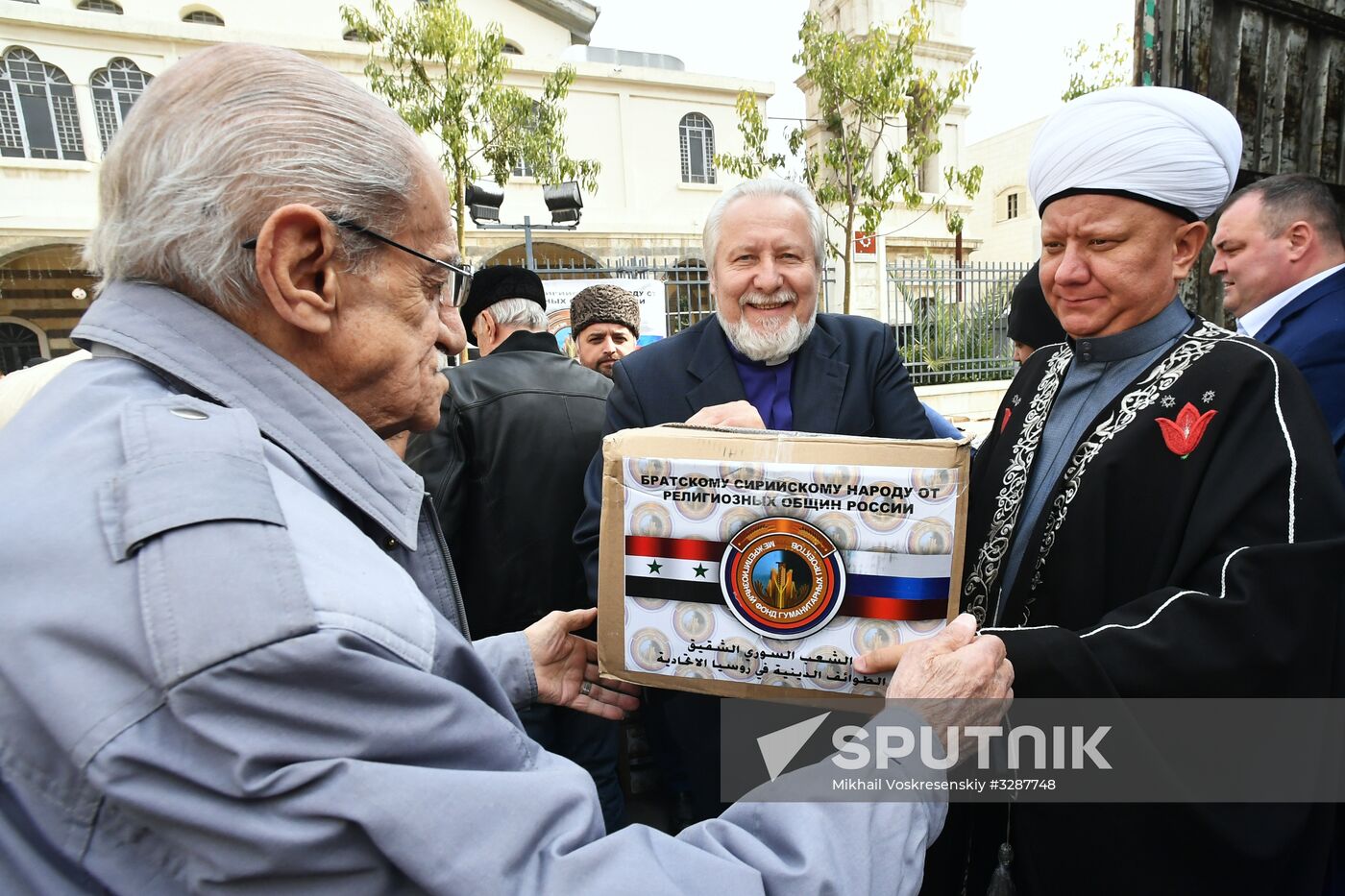 Representatives of different confessions deliver humanitarian aid to Syria from Russia