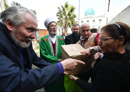 Representatives of different confessions deliver humanitarian aid to Syria from Russia