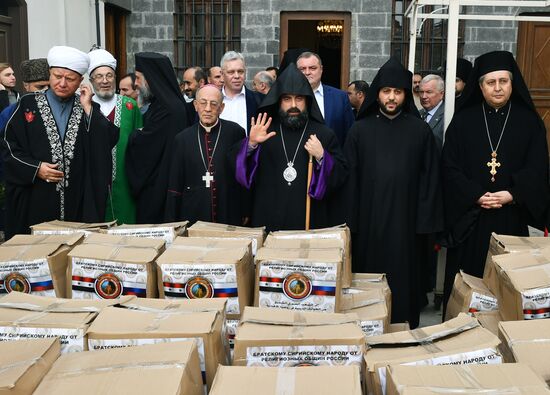 Representatives of different confessions deliver humanitarian aid to Syria from Russia