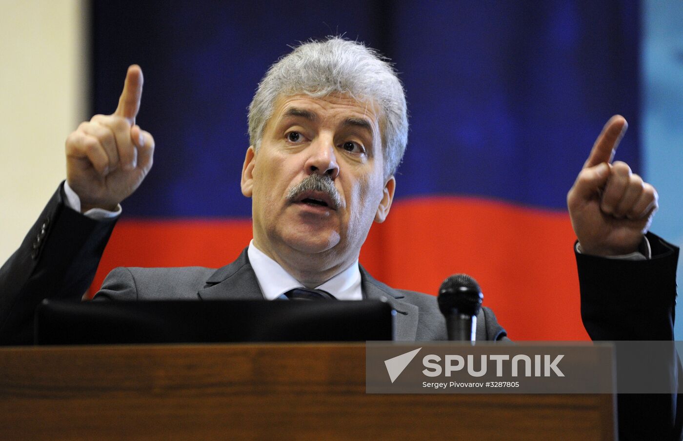 Russian presidential candidate Grudinin's working trip to Rostov-on-Don