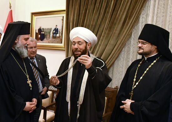 Interconfessional delegation of Russia's religious leaders visit Damascus
