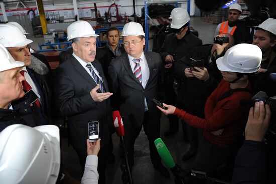Russian presidential candidate Grudinin's working trip to Rostov-on-Don