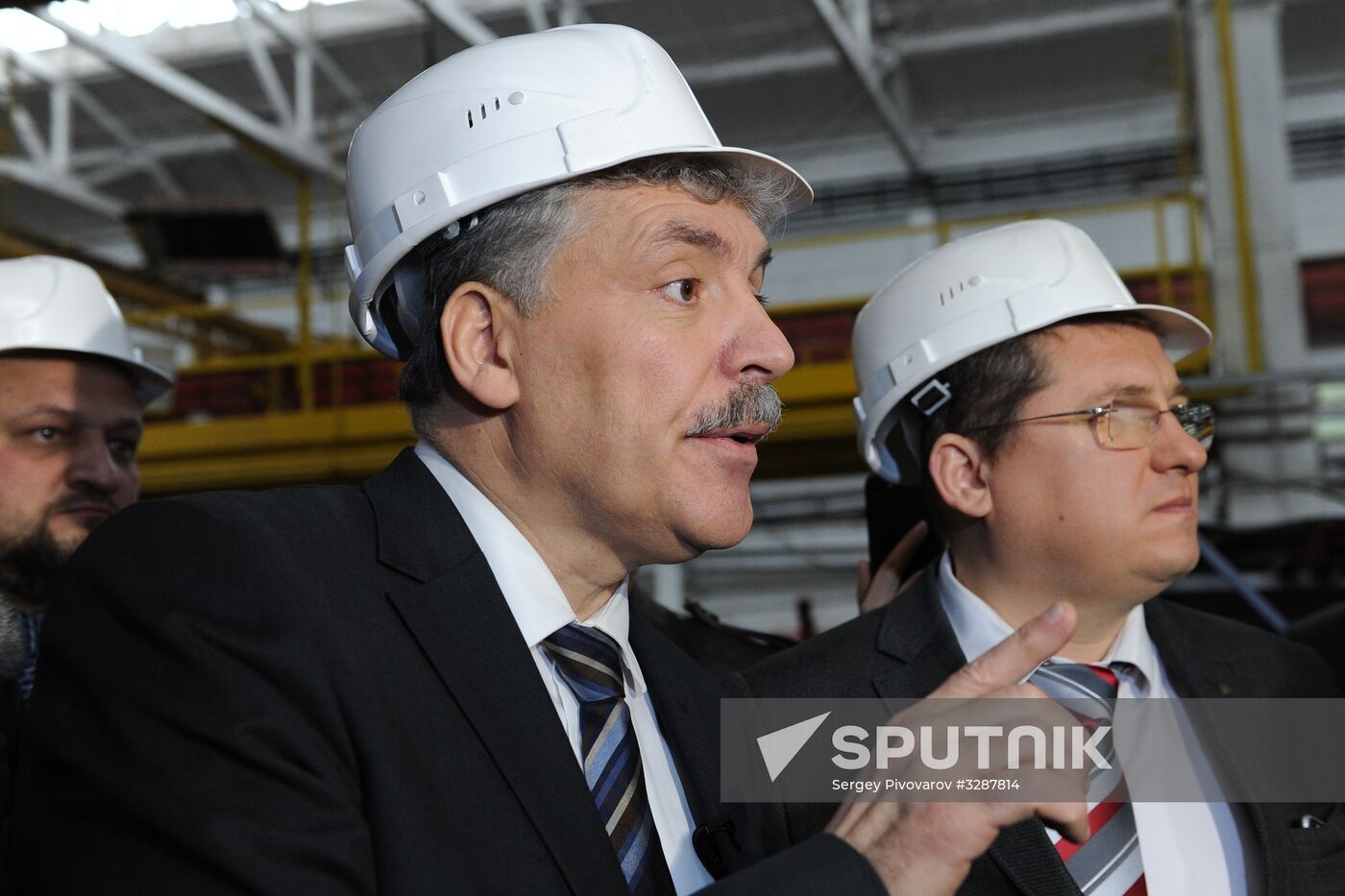 Russian presidential candidate Grudinin's working trip to Rostov-on-Don