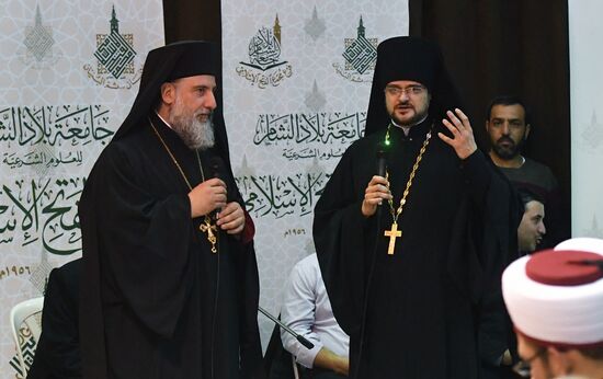 Interconfessional delegation of Russia's religious leaders visit Damascus