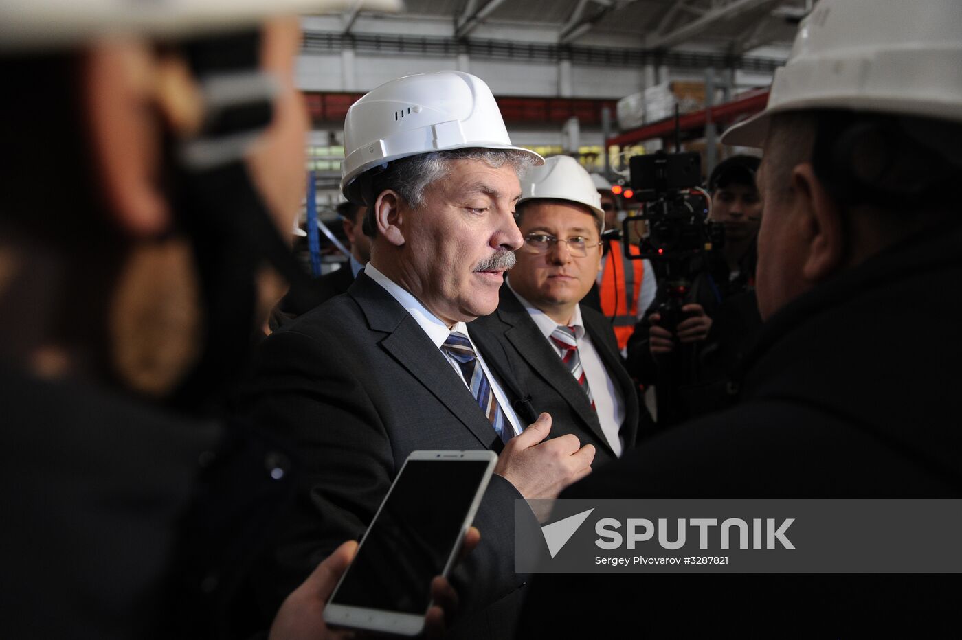 Russian presidential candidate Grudinin's working trip to Rostov-on-Don