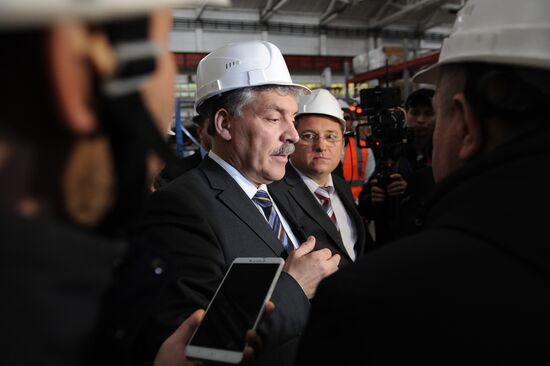 Russian presidential candidate Grudinin's working trip to Rostov-on-Don