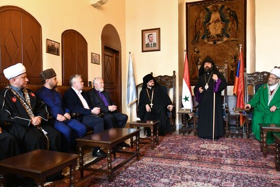 Interconfessional delegation of Russia's religious leaders visit Damascus