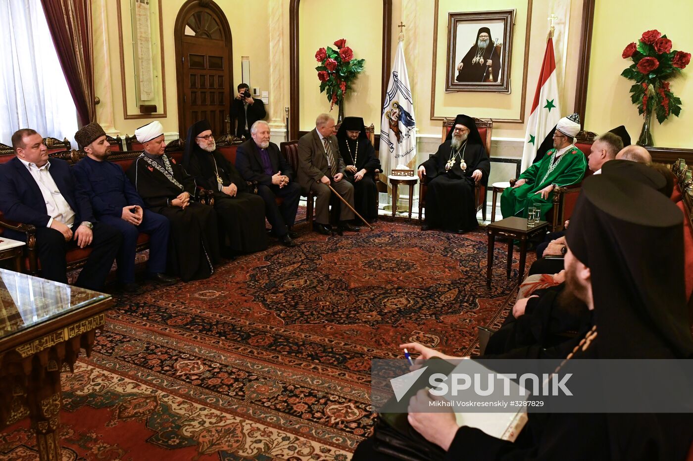 Interconfessional delegation of Russia's religious leaders visit Damascus