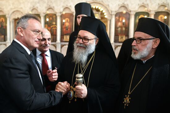Interconfessional delegation of Russia's religious leaders visit Damascus