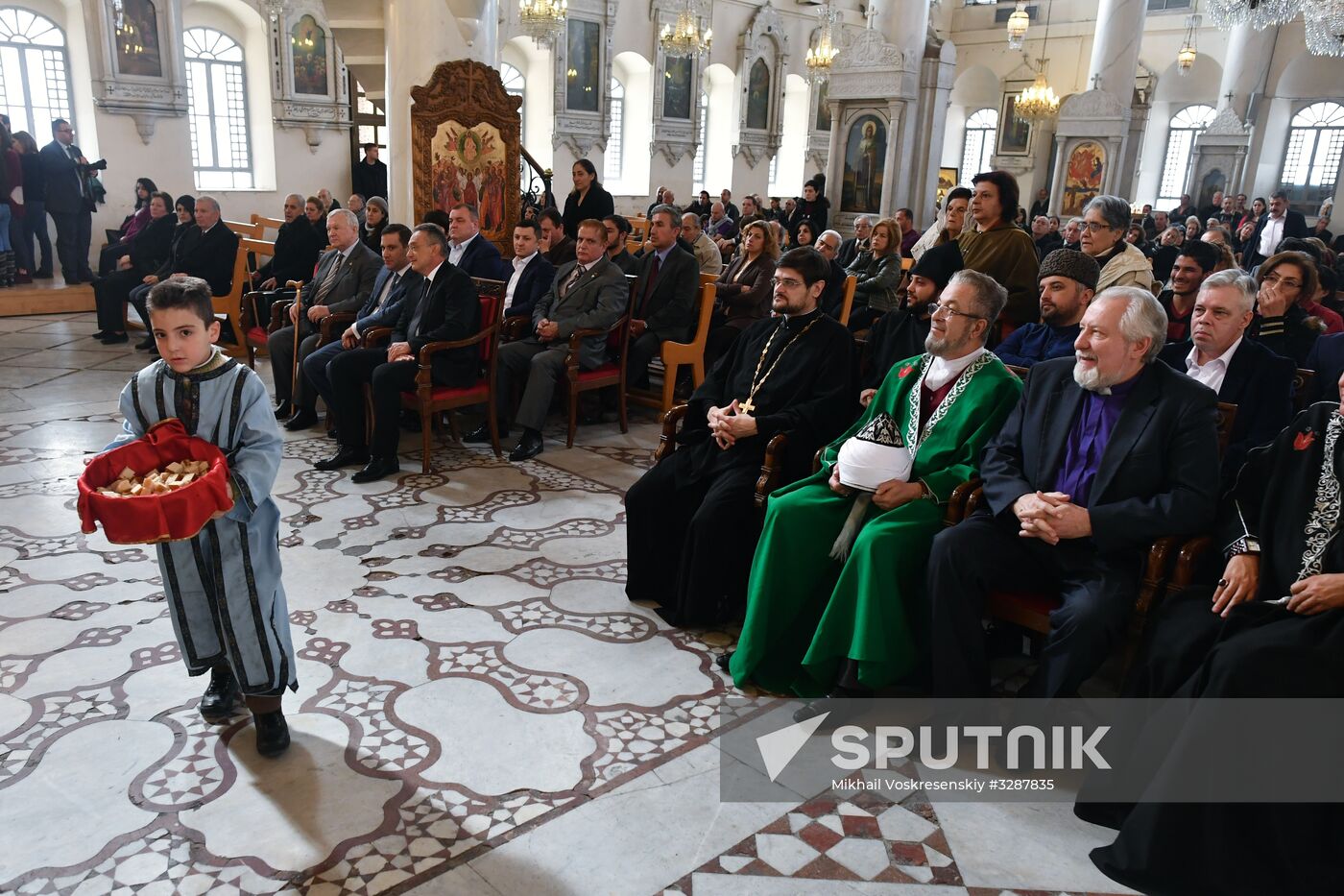Interconfessional delegation of Russia's religious leaders visit Damascus