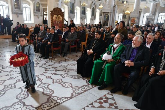Interconfessional delegation of Russia's religious leaders visit Damascus