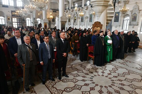 Interconfessional delegation of Russia's religious leaders visits Damascus