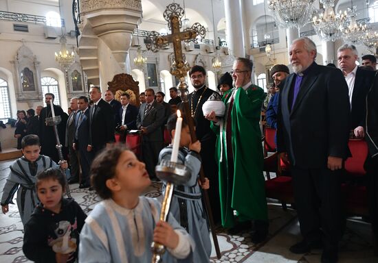 Interconfessional delegation of Russia's religious leaders visits Damascus