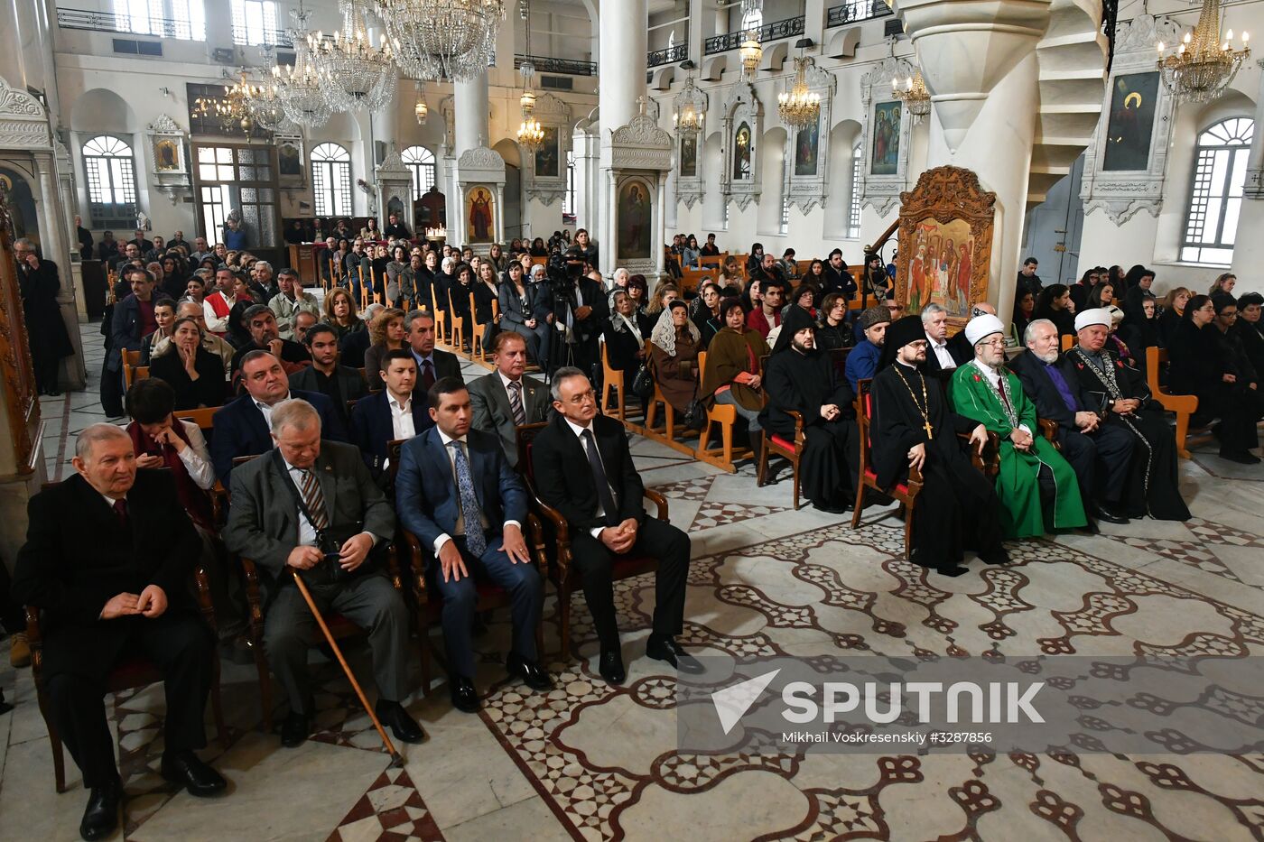 Interconfessional delegation of Russia's religious leaders visit Damascus