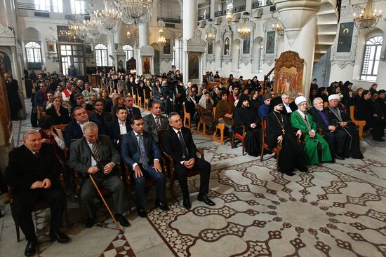 Interconfessional delegation of Russia's religious leaders visit Damascus