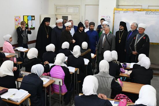 Interconfessional delegation of Russia's religious leaders visits Damascus