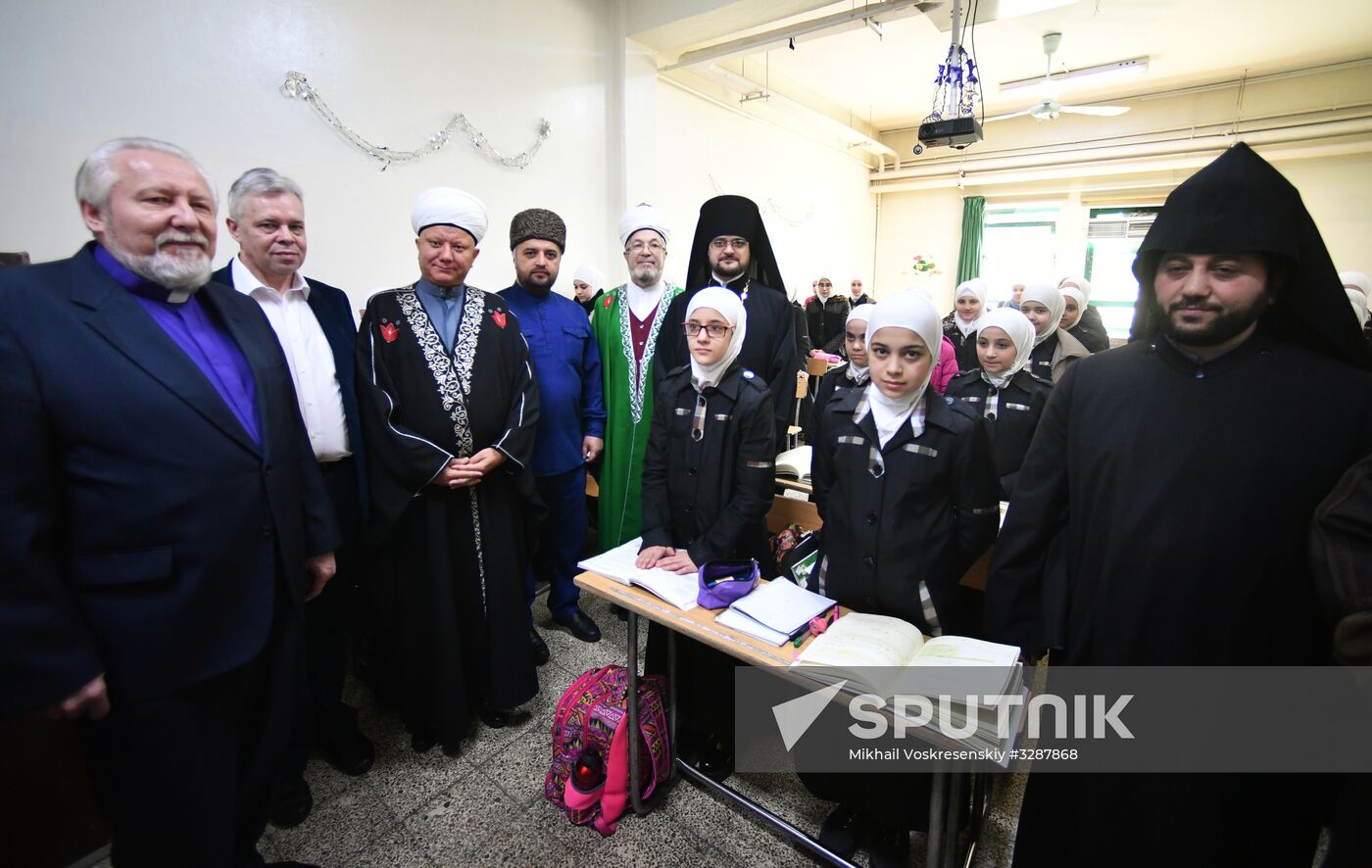 Interconfessional delegation of Russia's religious leaders visit Damascus