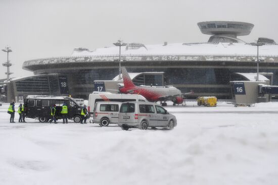 Flight delays in Sheremetyevo Airport