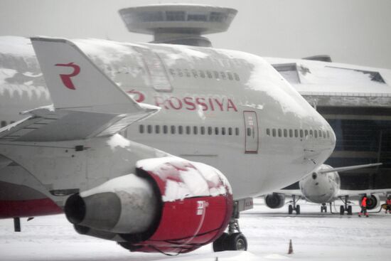 Flight delays in Sheremetyevo Airport