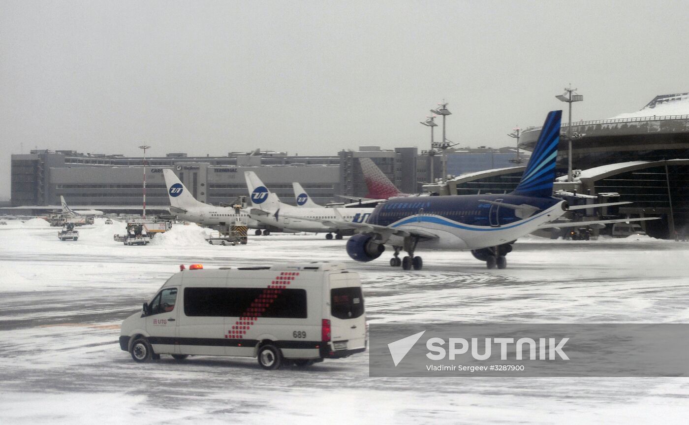 Flight delays in Moscow airports