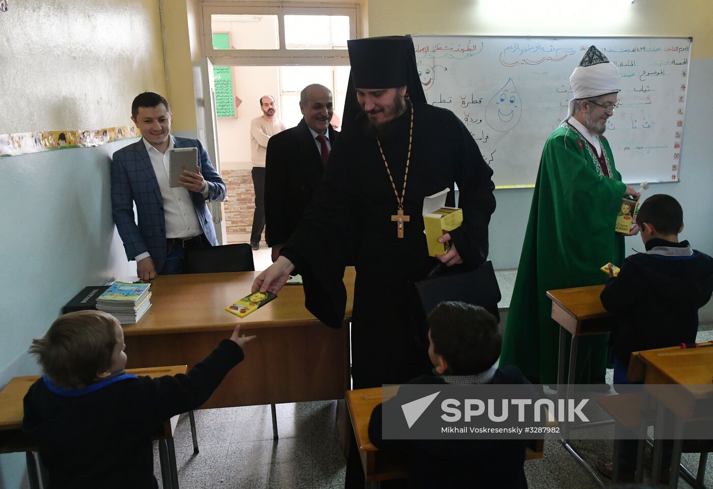 Interconfessional delegation of Russia's religious leaders visit Damascus