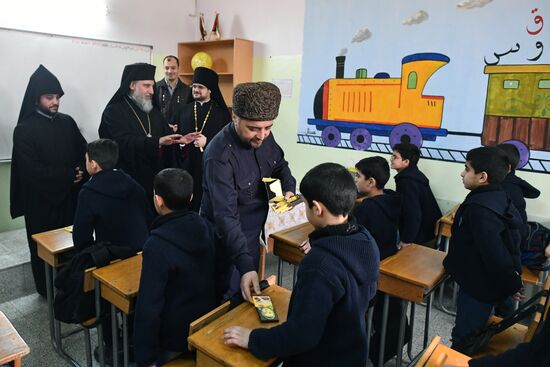 Interconfessional delegation of Russia's religious leaders visit Damascus