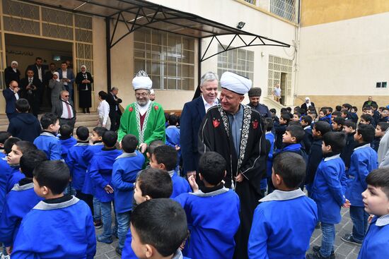 Inter-religious delegation from Russia visits Damascus