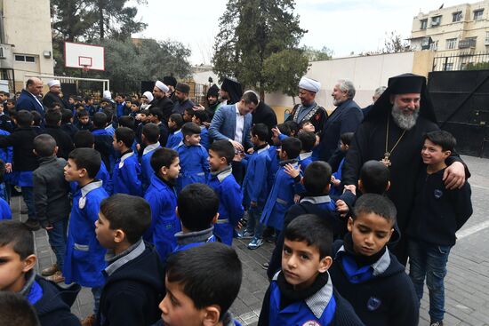 Interconfessional delegation of Russia's religious leaders visits Damascus