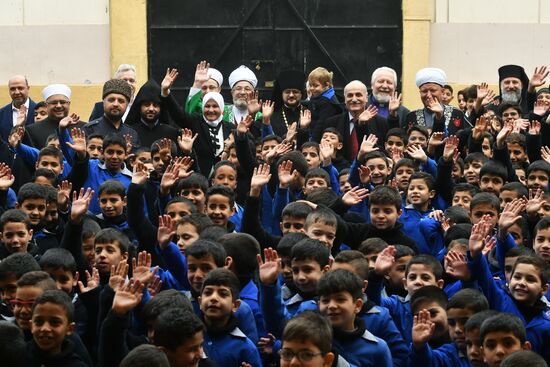 Interconfessional delegation of Russia's religious leaders visits Damascus