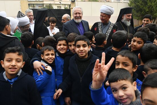 Interconfessional delegation of Russia's religious leaders visits Damascus
