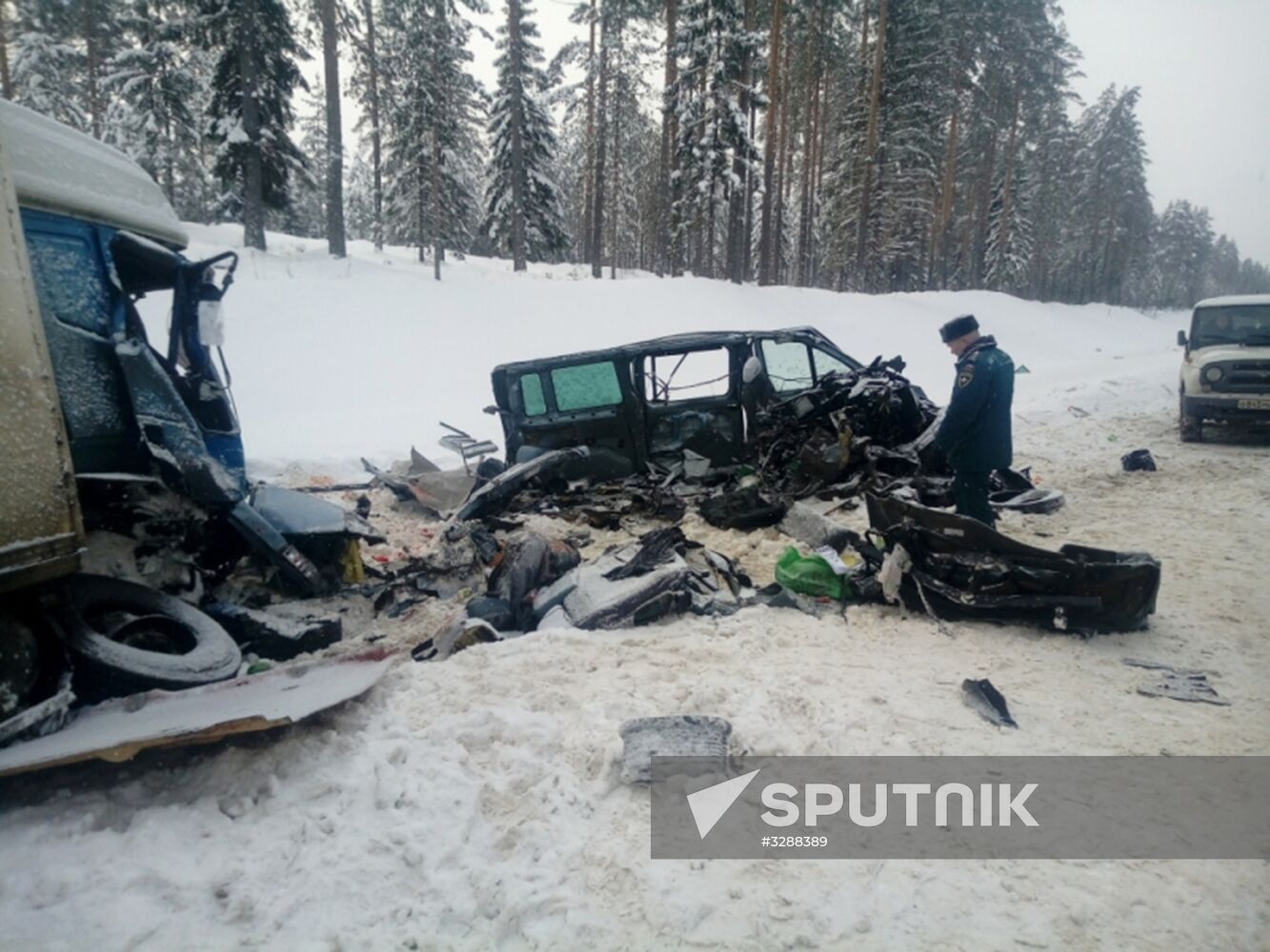 Road accident in Leningrad Region