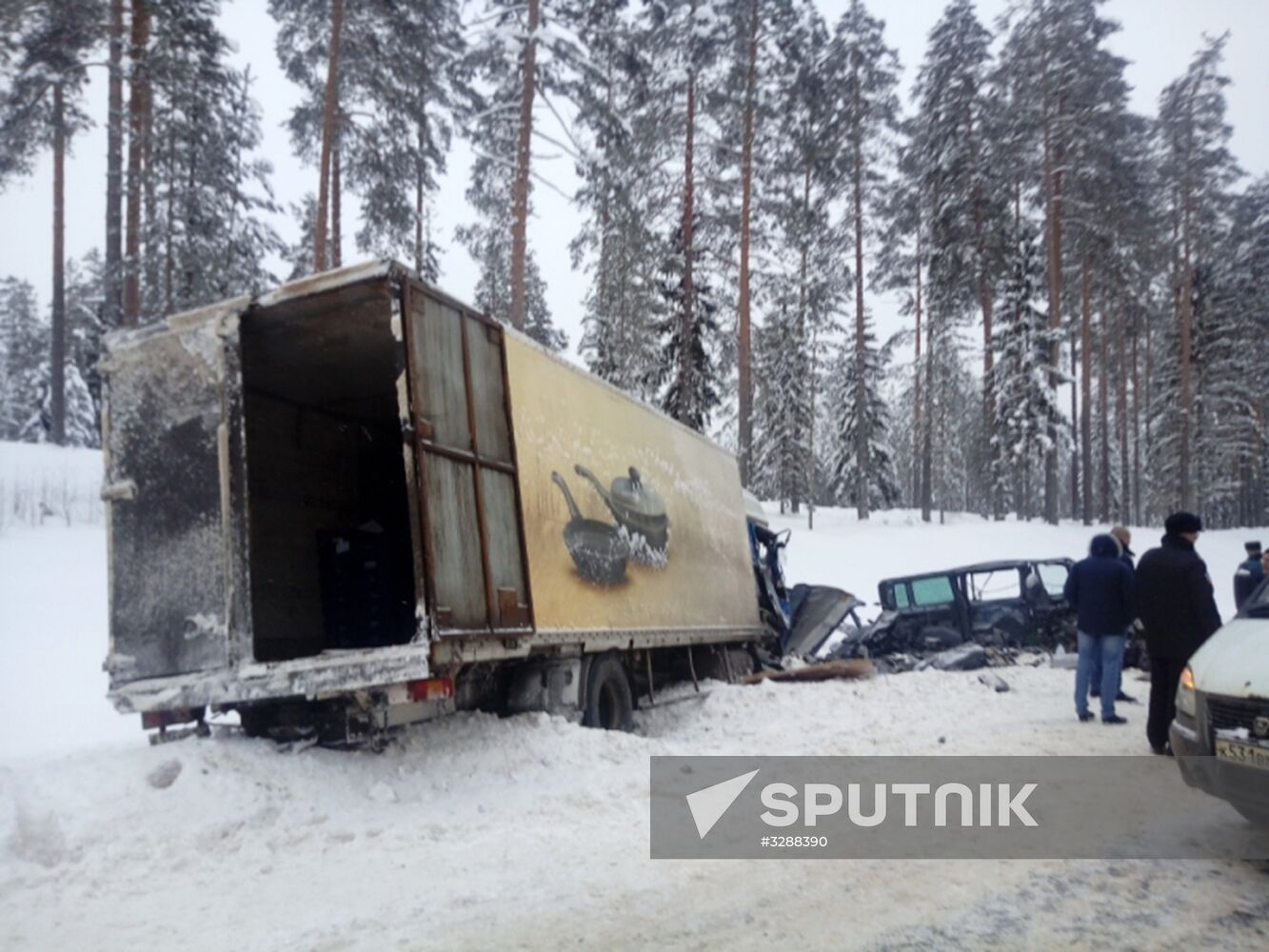 Road accident in Leningrad Region