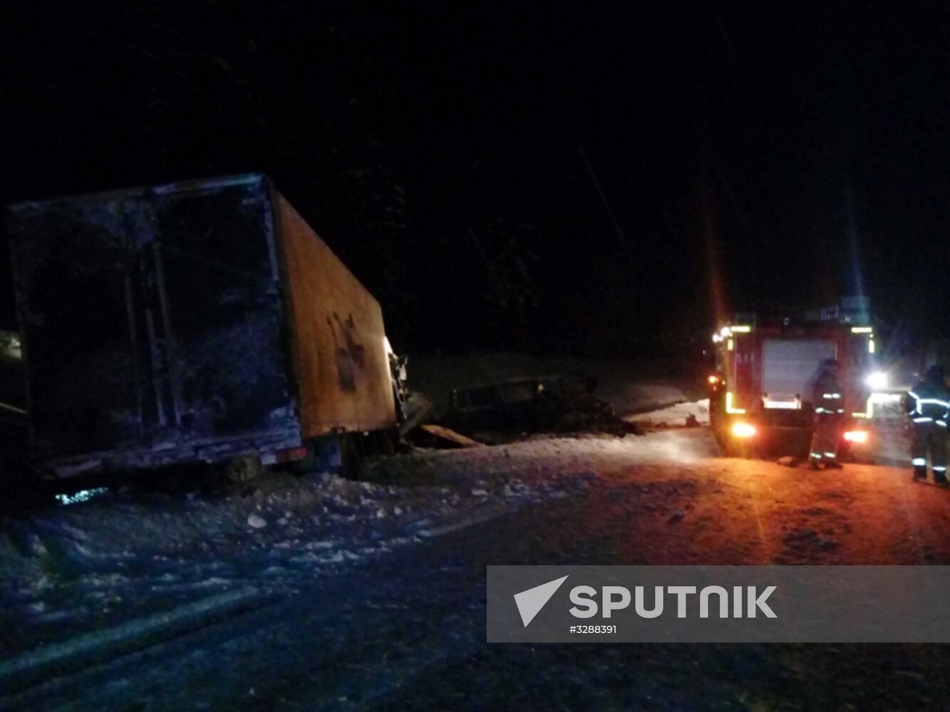 Road accident in Leningrad Region