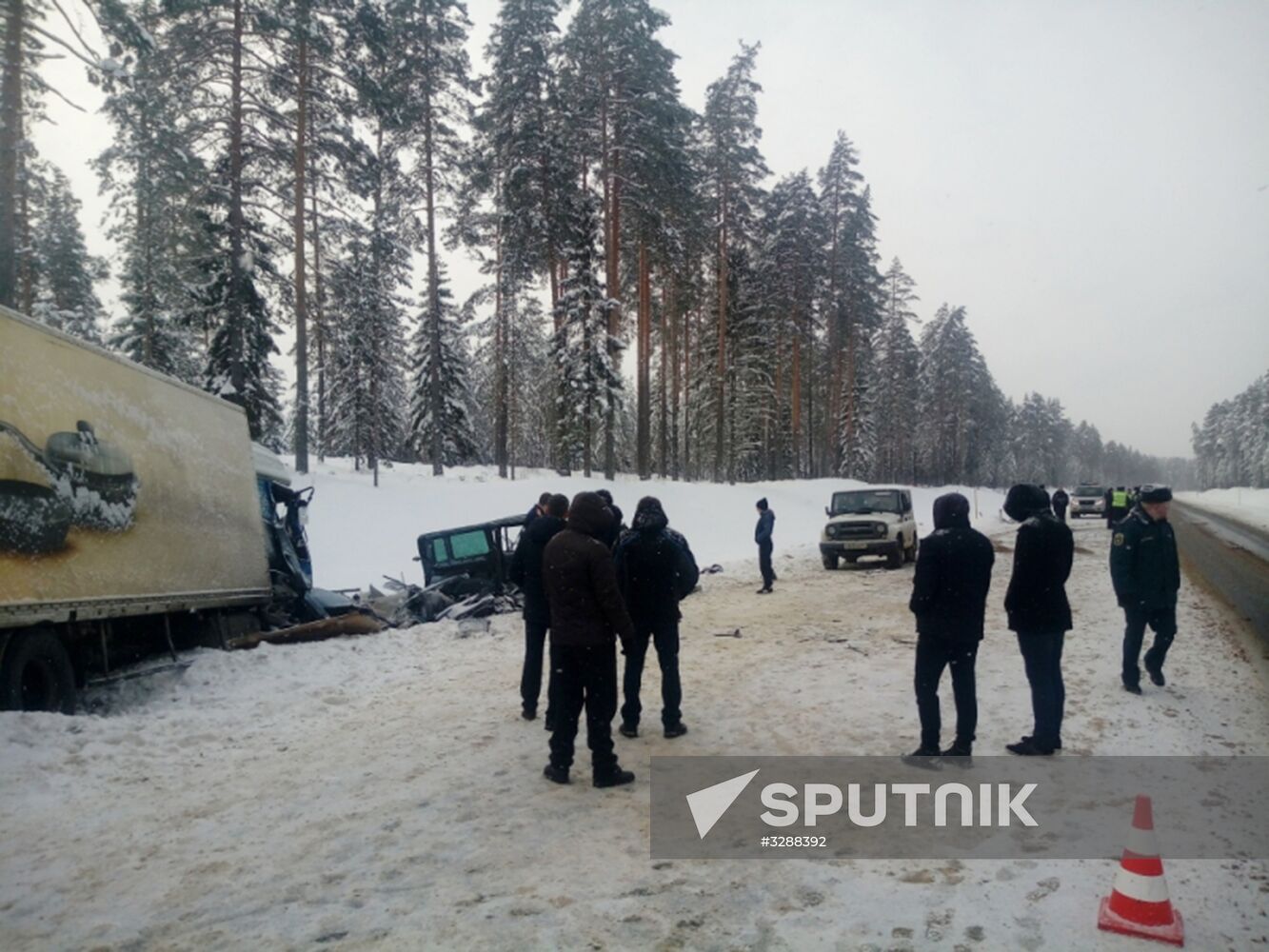 Road accident in Leningrad Region