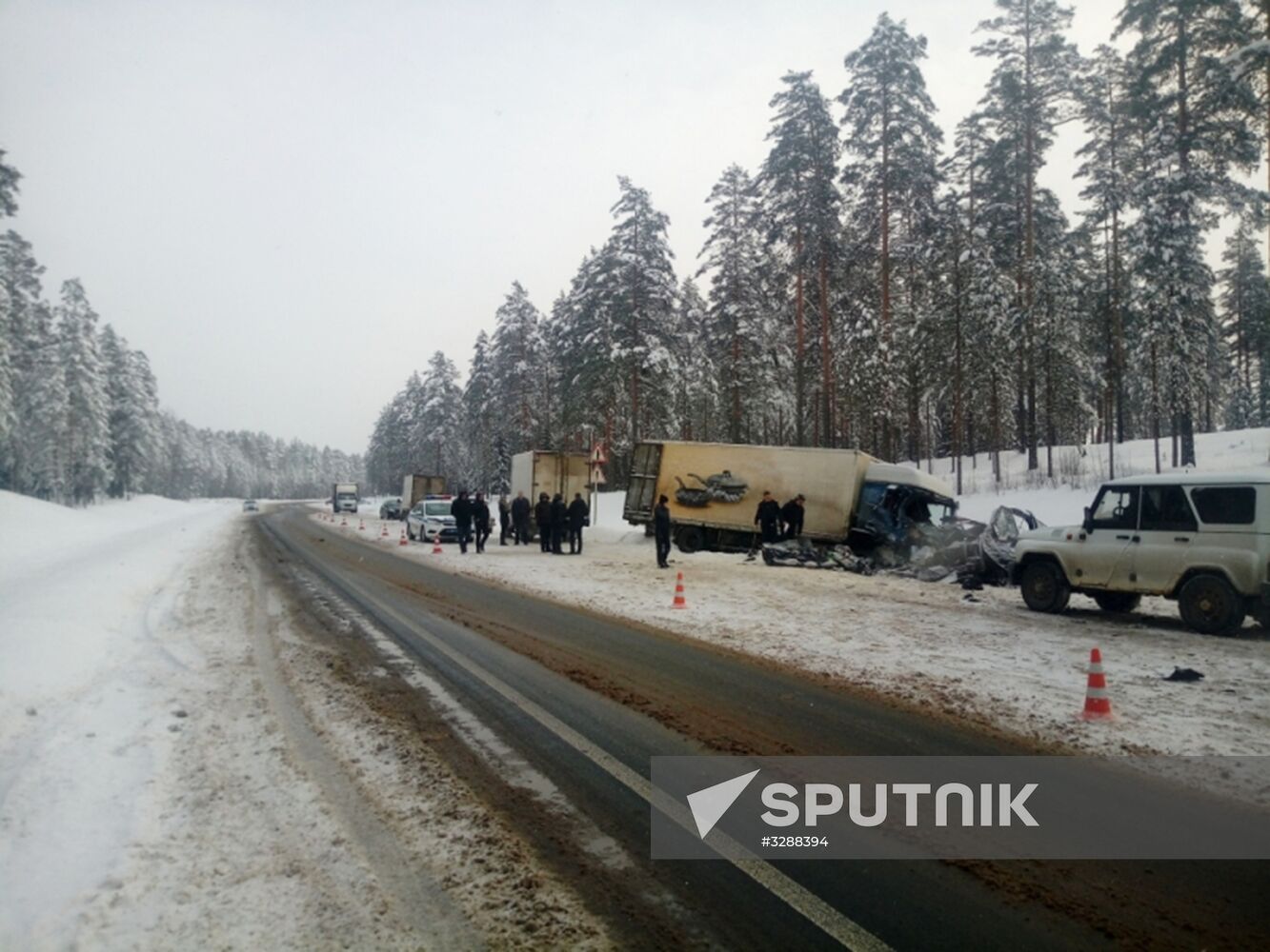 Road accident in Leningrad Region