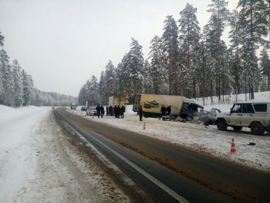 Road accident in Leningrad Region