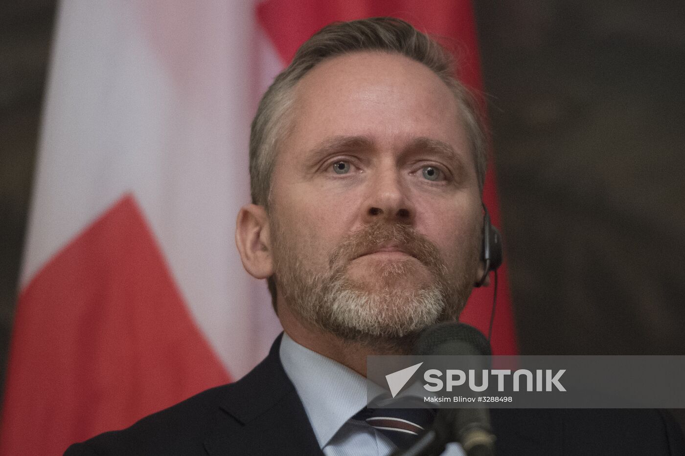 Russian Foreign Minister Sergei Lavrov meets with Foreign Minister of Denmark Anders Samuelsen